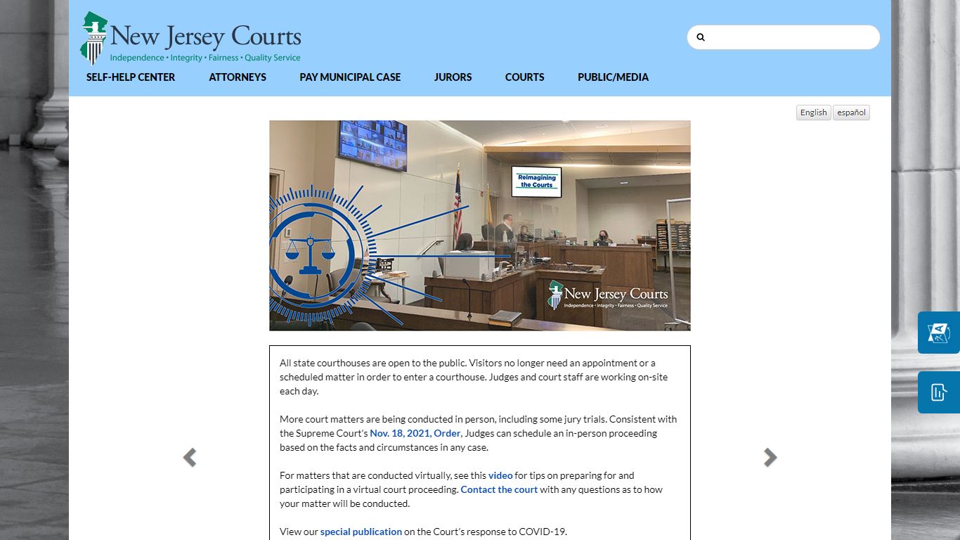 eCourts – Public Access Case Jacket - New Jersey Superior Court